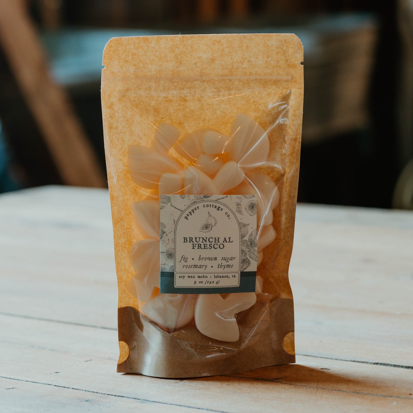 Brunch Al Fresco 5 oz Wax Melts - Brown Sugar, Fig, Rosemary, & Thyme