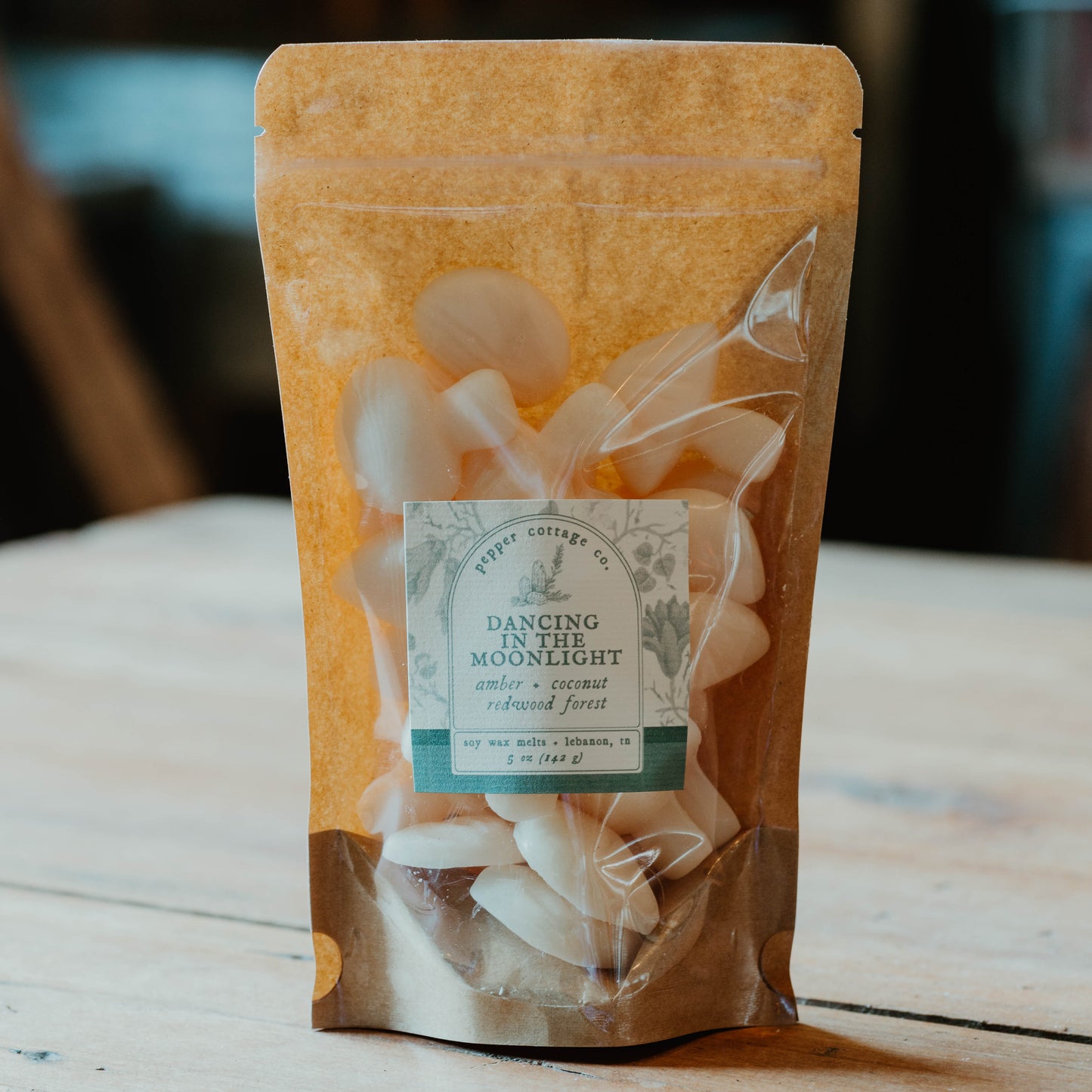 Dancing in the Moonlight 5 oz Wax Melts - Amber, Coconut, & Redwood Forest