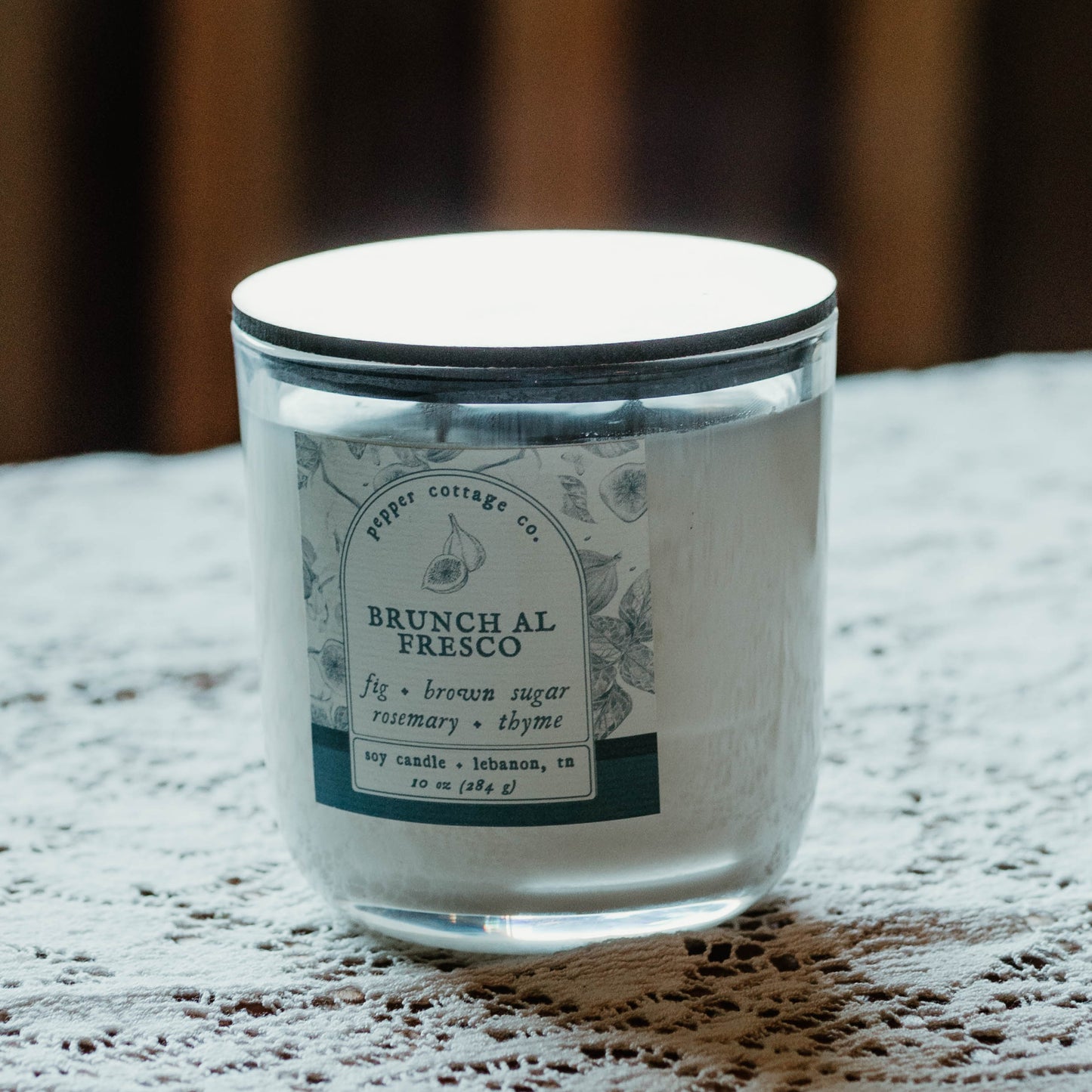 Brunch Al Fresco 10 oz Jar - Brown Sugar, Fig, Rosemary, & Thyme