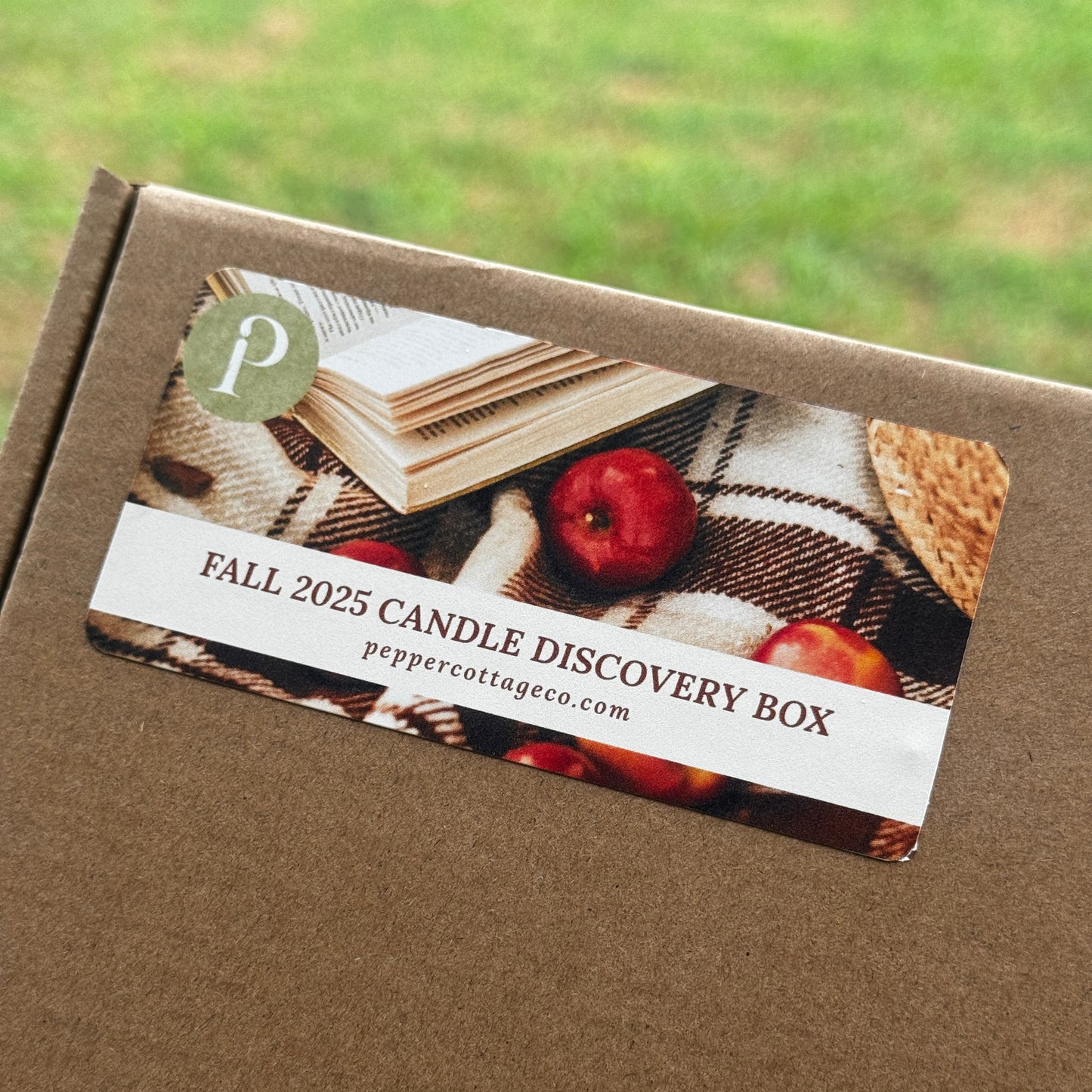 Fall Collection Discovery Candle Box - (5) 2 oz Scented Tins with Coconut Olive Oil Wax