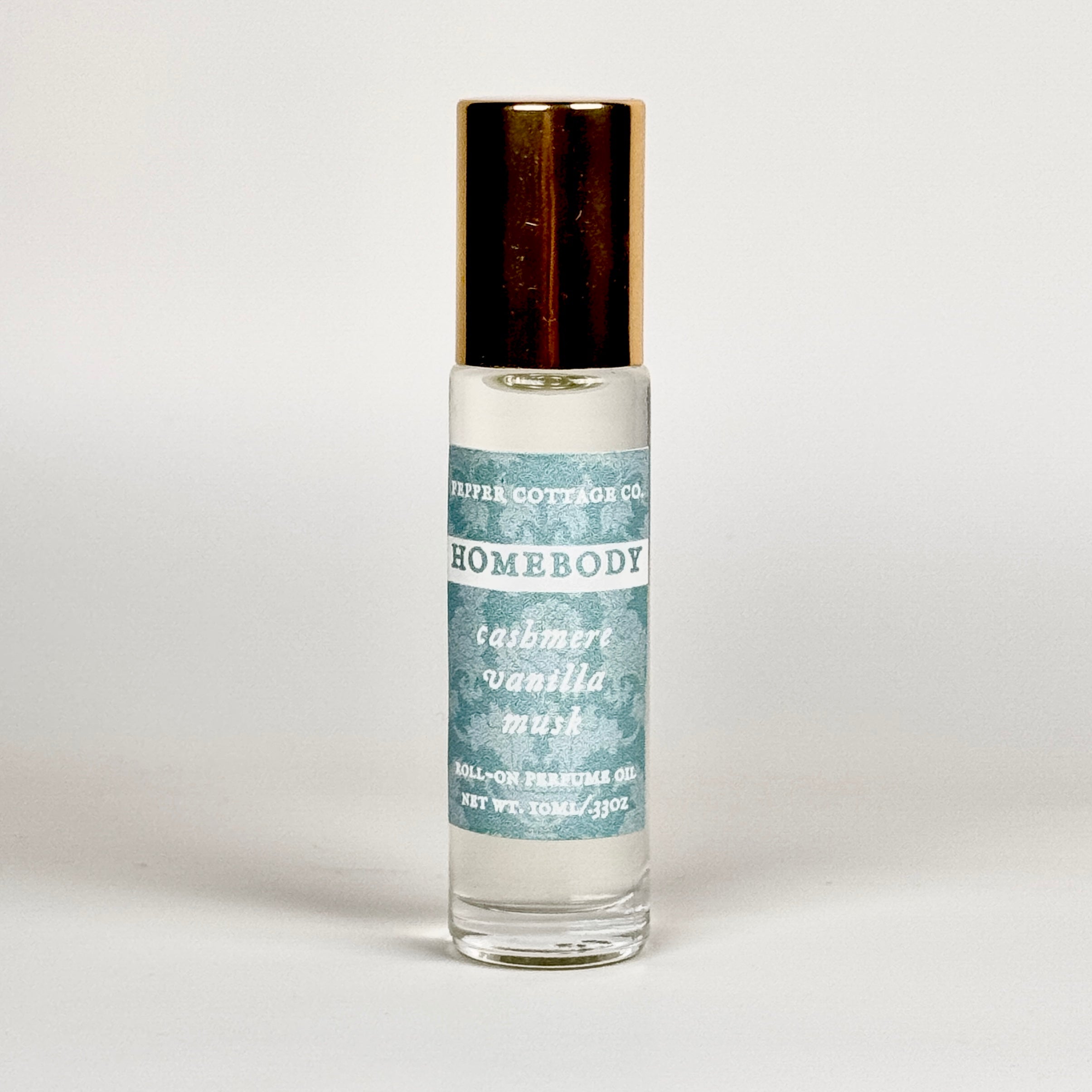 Homebody Roller Perfume | Vanilla, Amber, Cashmere, Musk | Cozy Vanilla Coconut Oil  Perfume