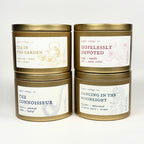 Tea in the Garden 5.5 oz Soy Candle Tin | White Tea, Lemon, Basil, Thyme | Clean Calming Herbal Scented Candle