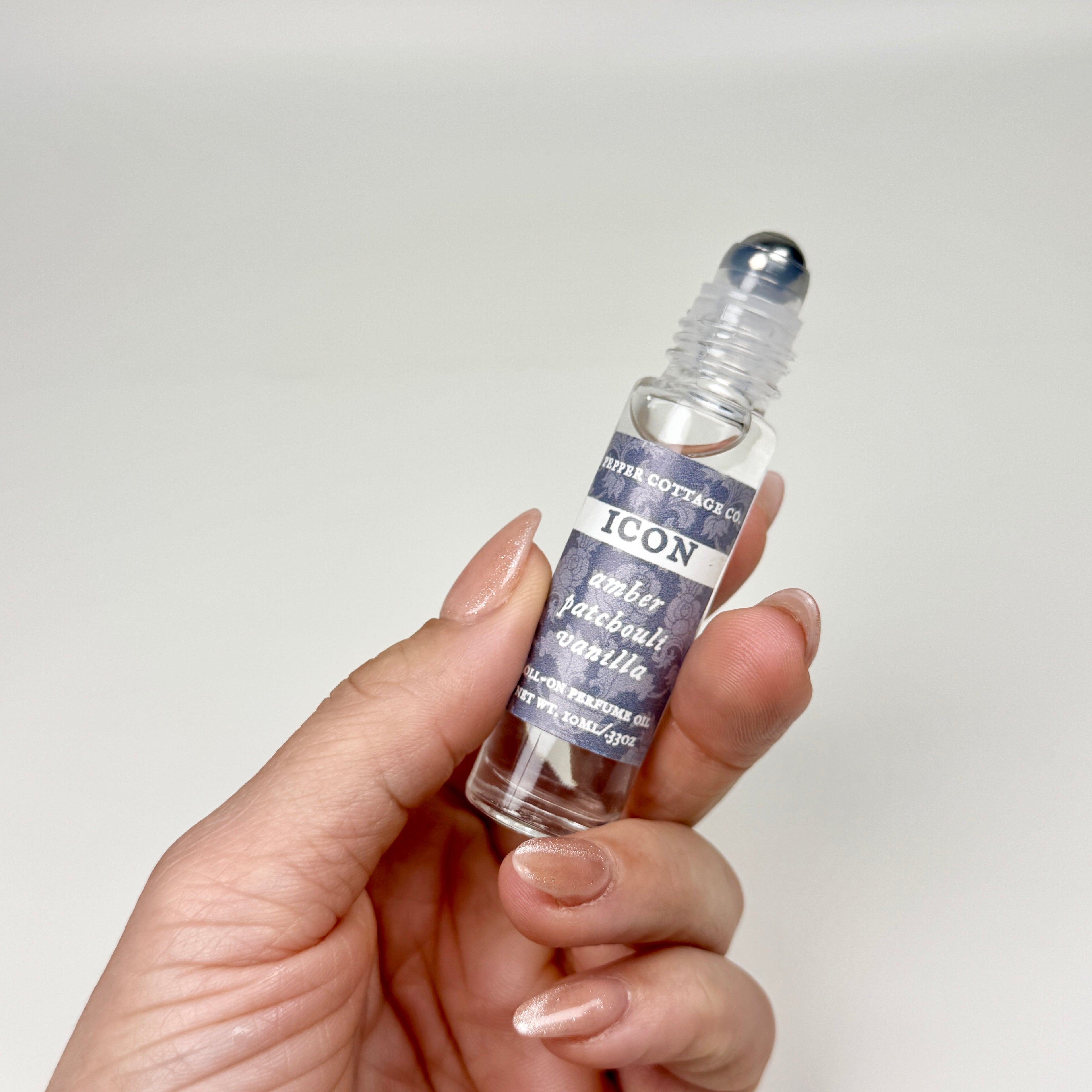 Amber, Patchouli, and Vanilla Moisturizing Roller Ball Perfume