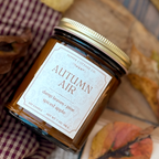 Autumn Air - Wet Leaves, Spiced Apple, Pine, Cedar 7 oz Soy Fall Candle