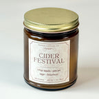 Cider Festival - Apple, Pecan, Bourbon, Sage 7 oz Soy Fall Candle