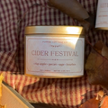 Cider Festival - Apple, Pecan, Bourbon, Sage 3 oz Soy Fall Candle