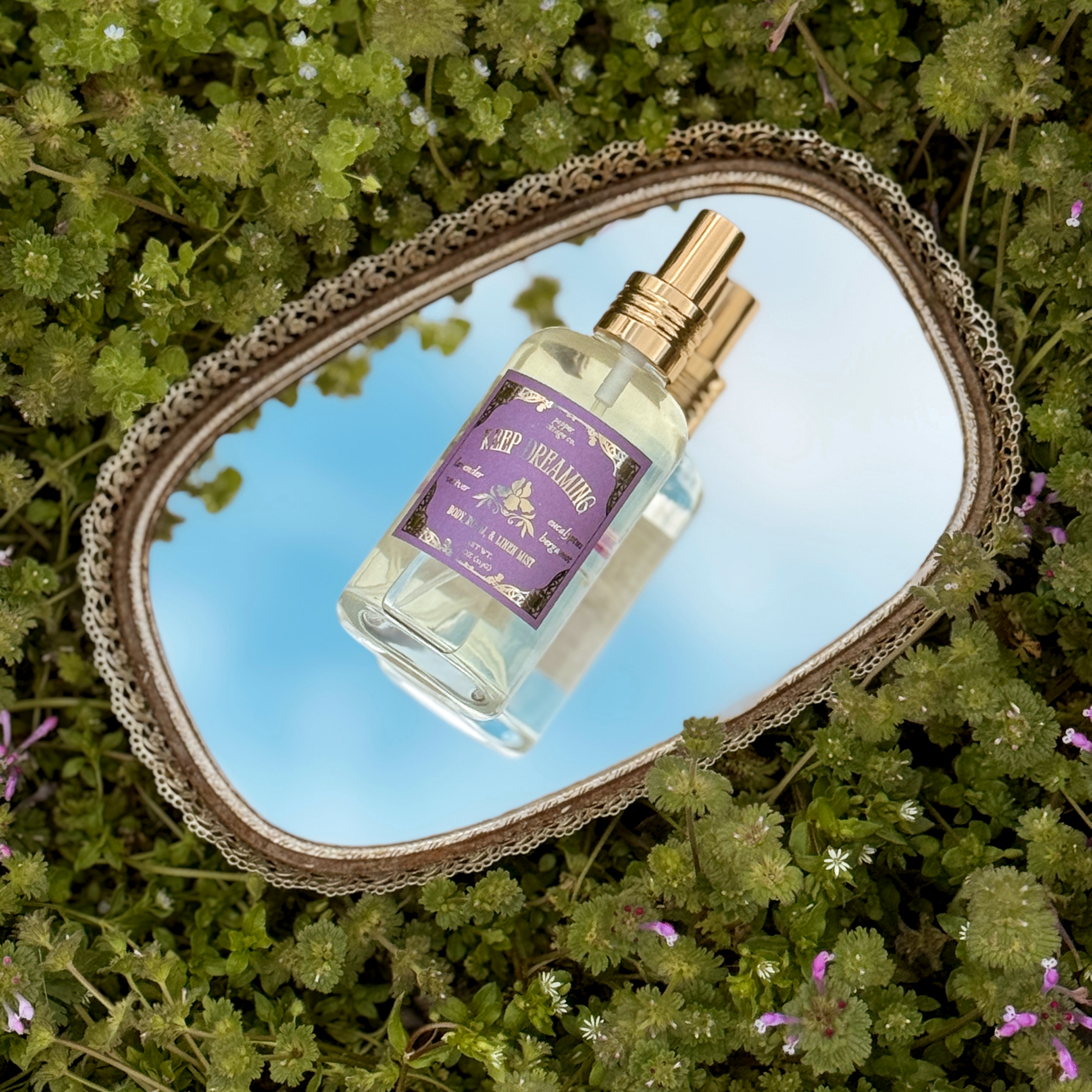 Keep Dreaming 4 oz Body & Home Mist | Lavender, Vetiver, Eucalyptus, Bergamot | Daydream Collection Spring Lavender Body Spray