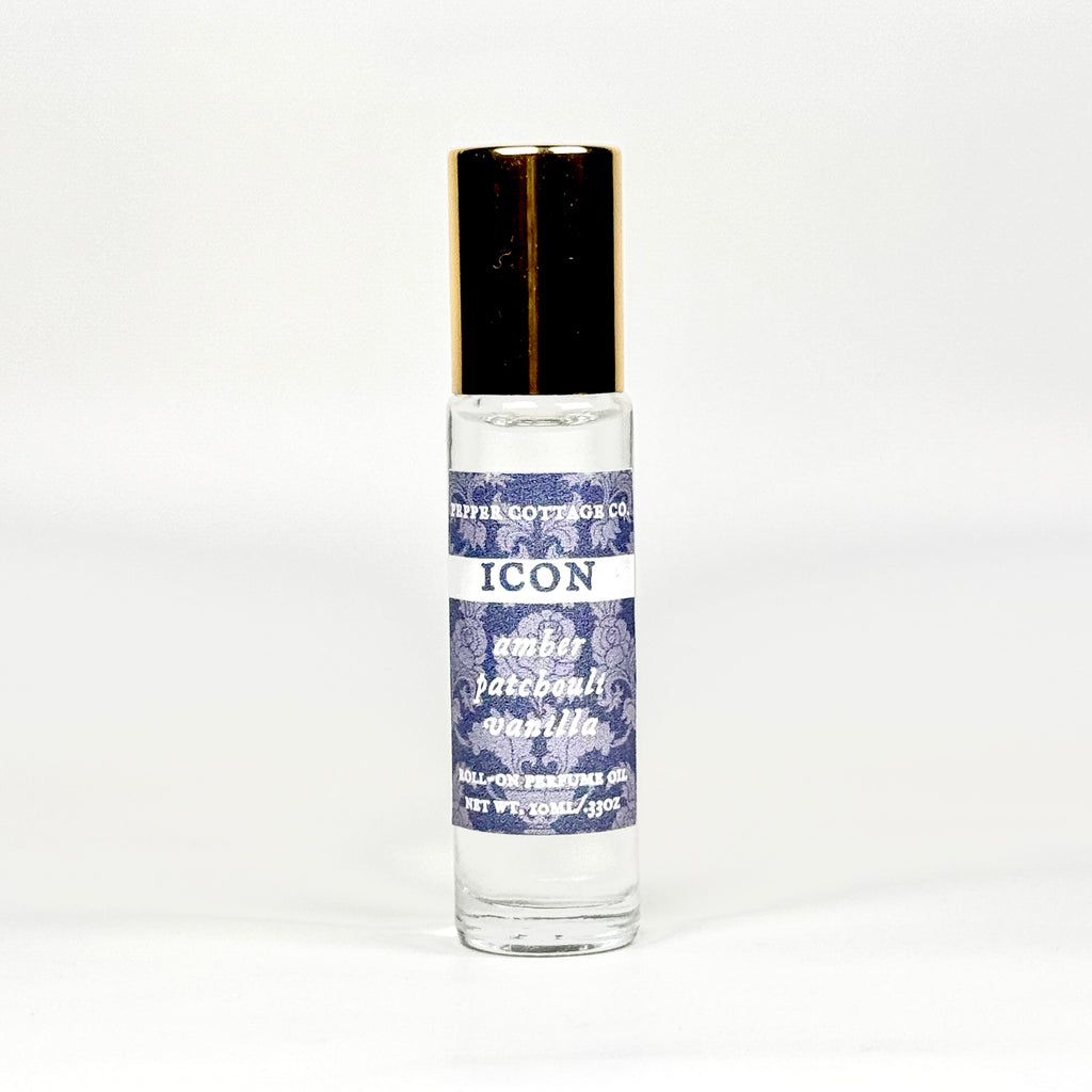 Amber, Patchouli, and Vanilla Moisturizing Roller Ball Perfume