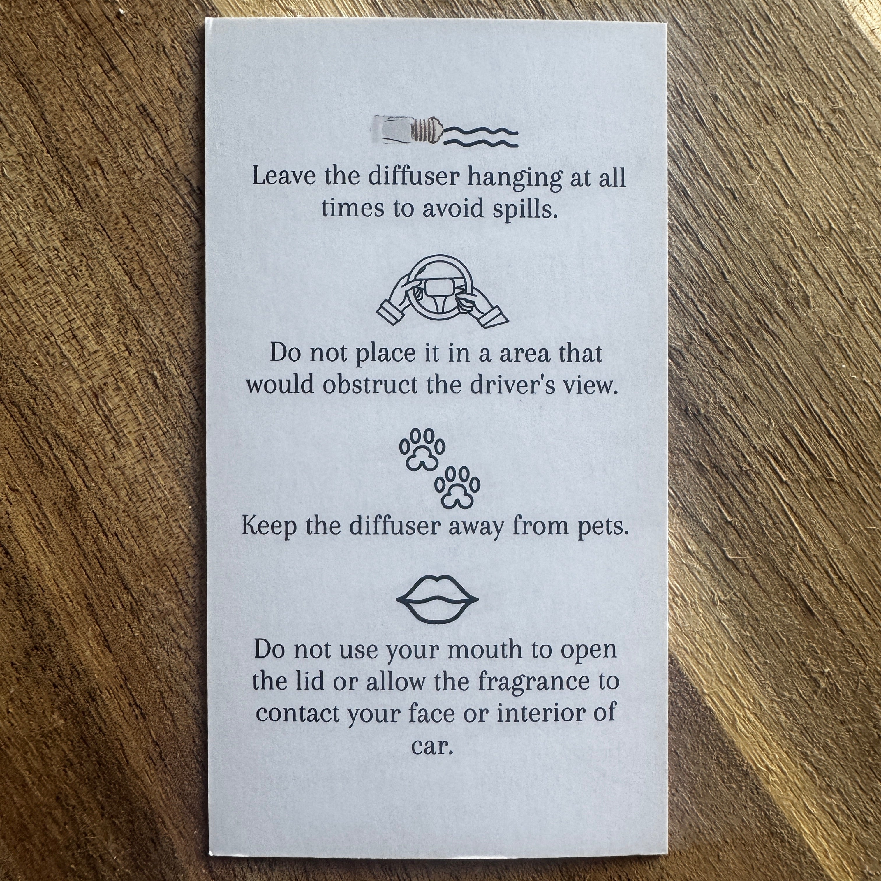 7.5 ml Winter Wonderland Hanging Diffuser | Fraser Fir, Cypress, Bayberry | Woodsy Fraser Fir Scent Car Diffuser