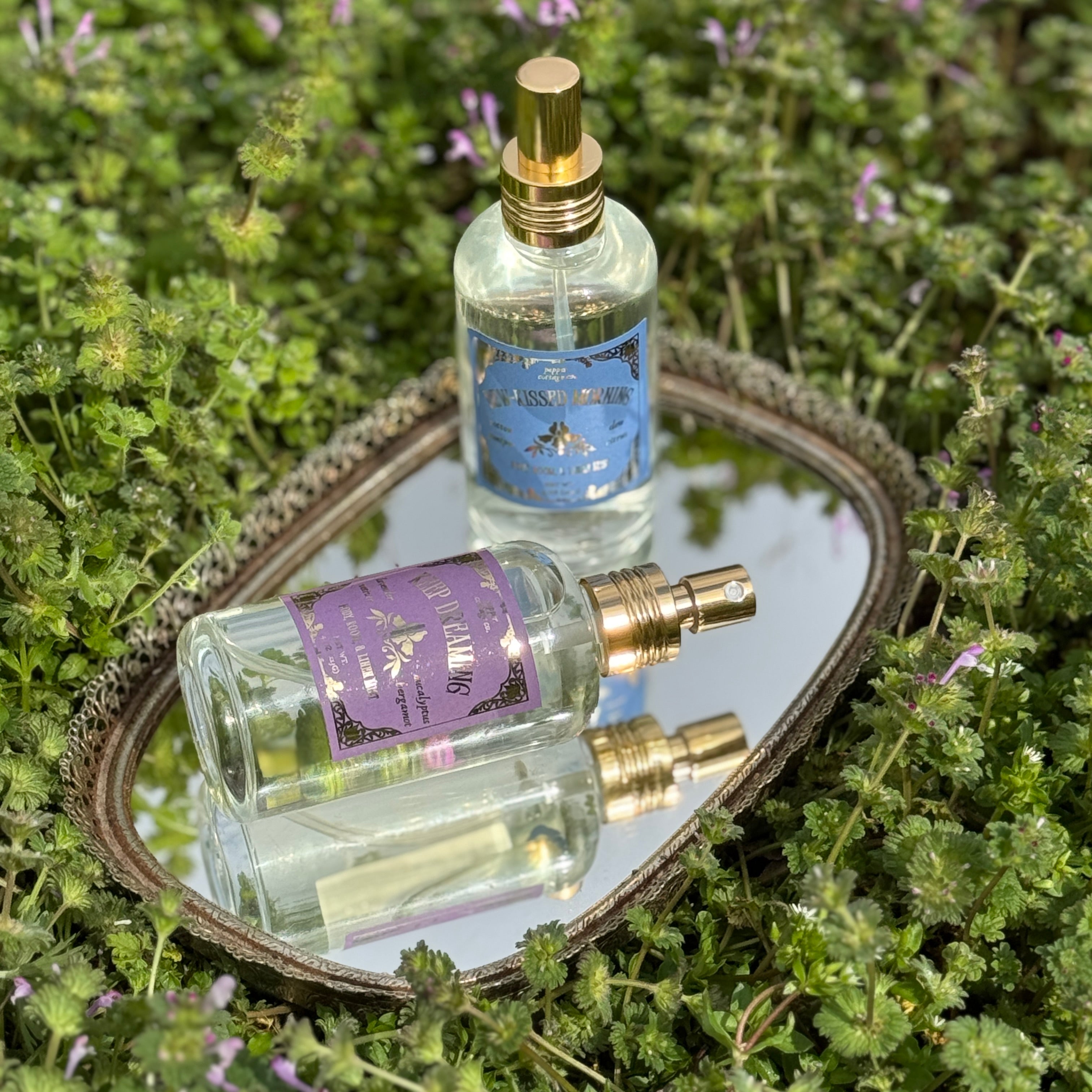 Dew-Kissed Morning 4 oz Body & Home Mist | Cotton, Juniper, Dew, Citrus | Daydream Collection Spring Morning Dew Room Spray