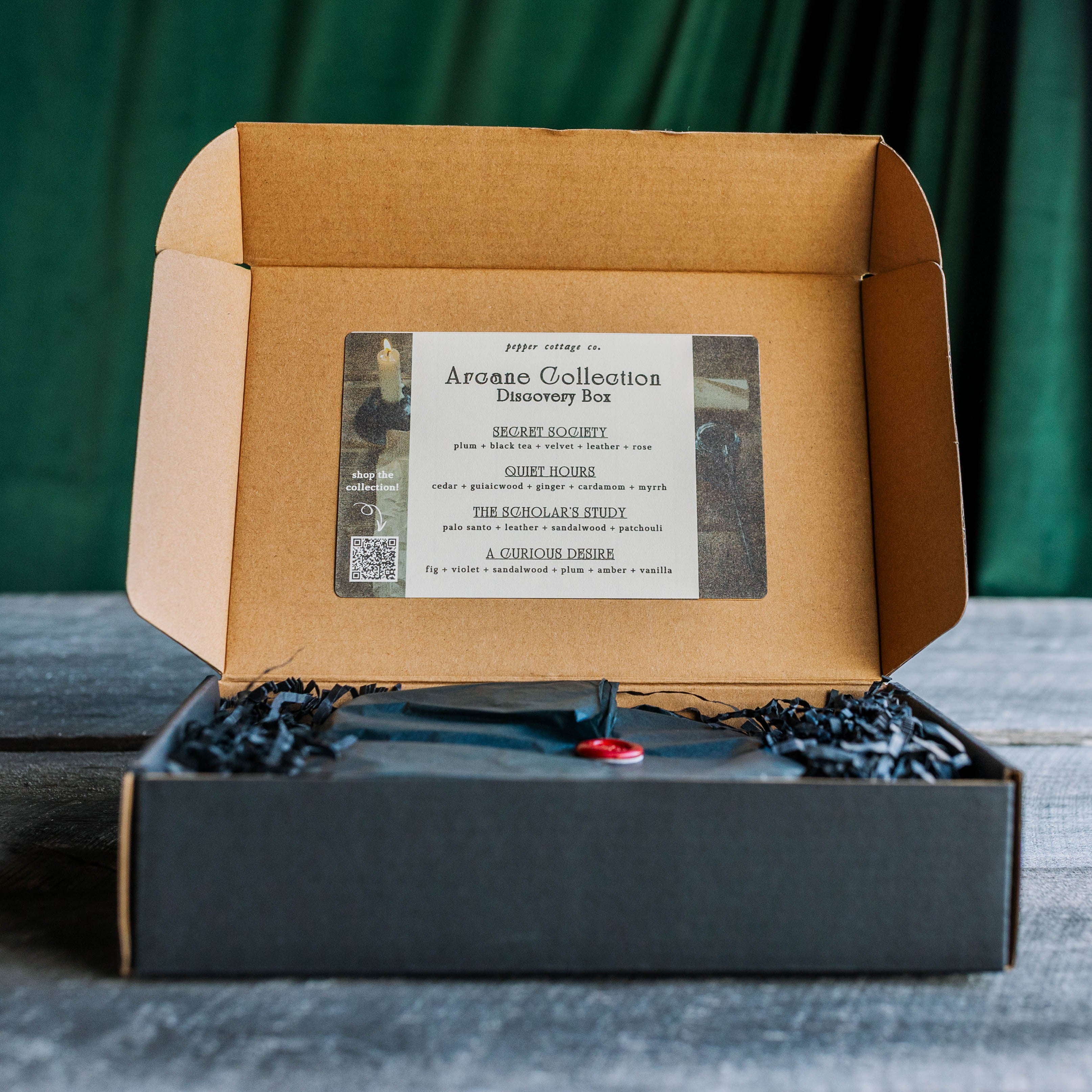 Arcane Collection Discovery Set | 4 Dark Academia Inspired Scents in Coconut Olive Oil Wax