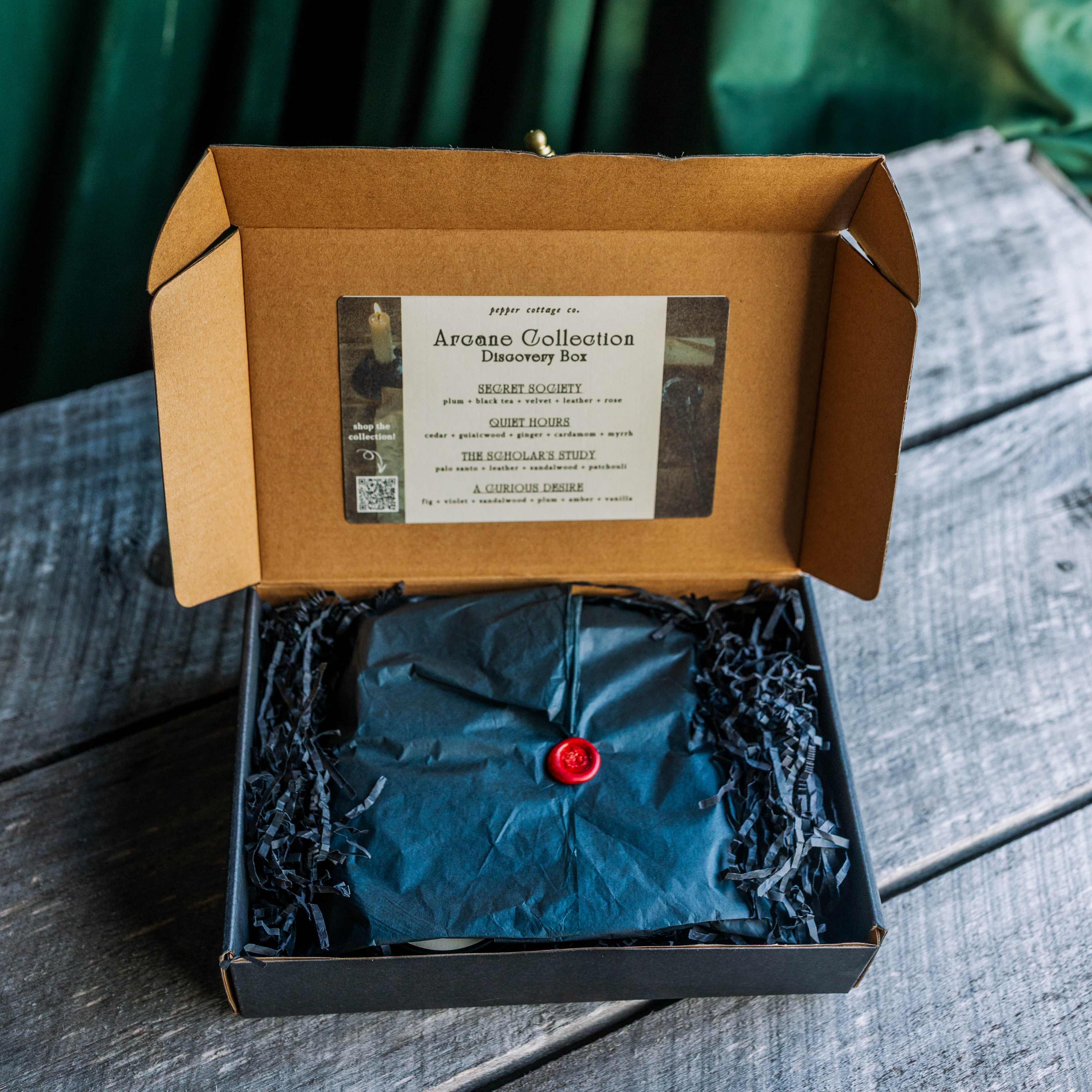 Arcane Collection Discovery Set | 4 Dark Academia Inspired Scents in Coconut Olive Oil Wax