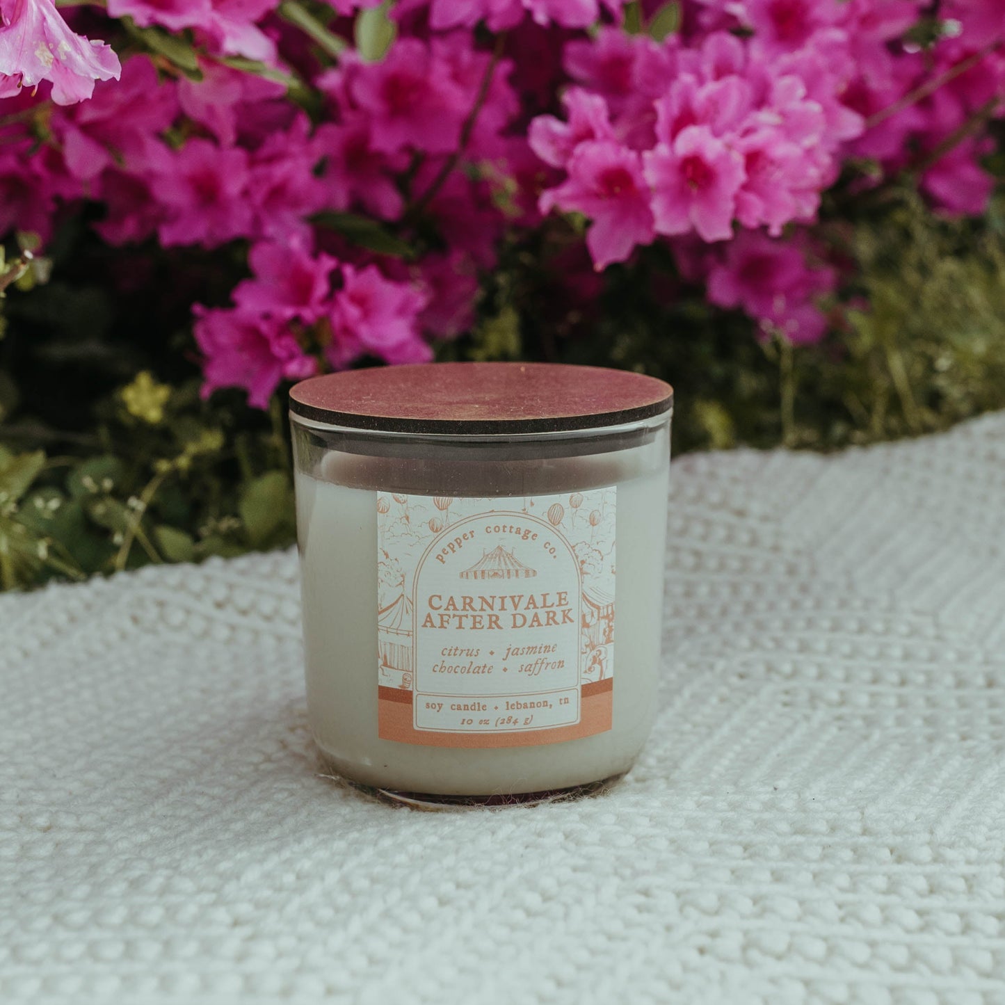 Carnivale After Dark 10 oz Jar - Citrus, Jasmine, Chocolate, Saffron