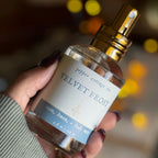 4 oz Velvet Frost Body Safe  Room & Linen Mist | Vanilla, Amber, Cashmere, Musk | Cozy Vanilla Holiday Scent Body Spray