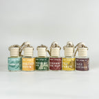 7.5 ml Golden Hour Hanging Diffuser | Orange, Cotton, Musk, Grapefruit, Coconut | Clean Citrus Scent Car Diffuser