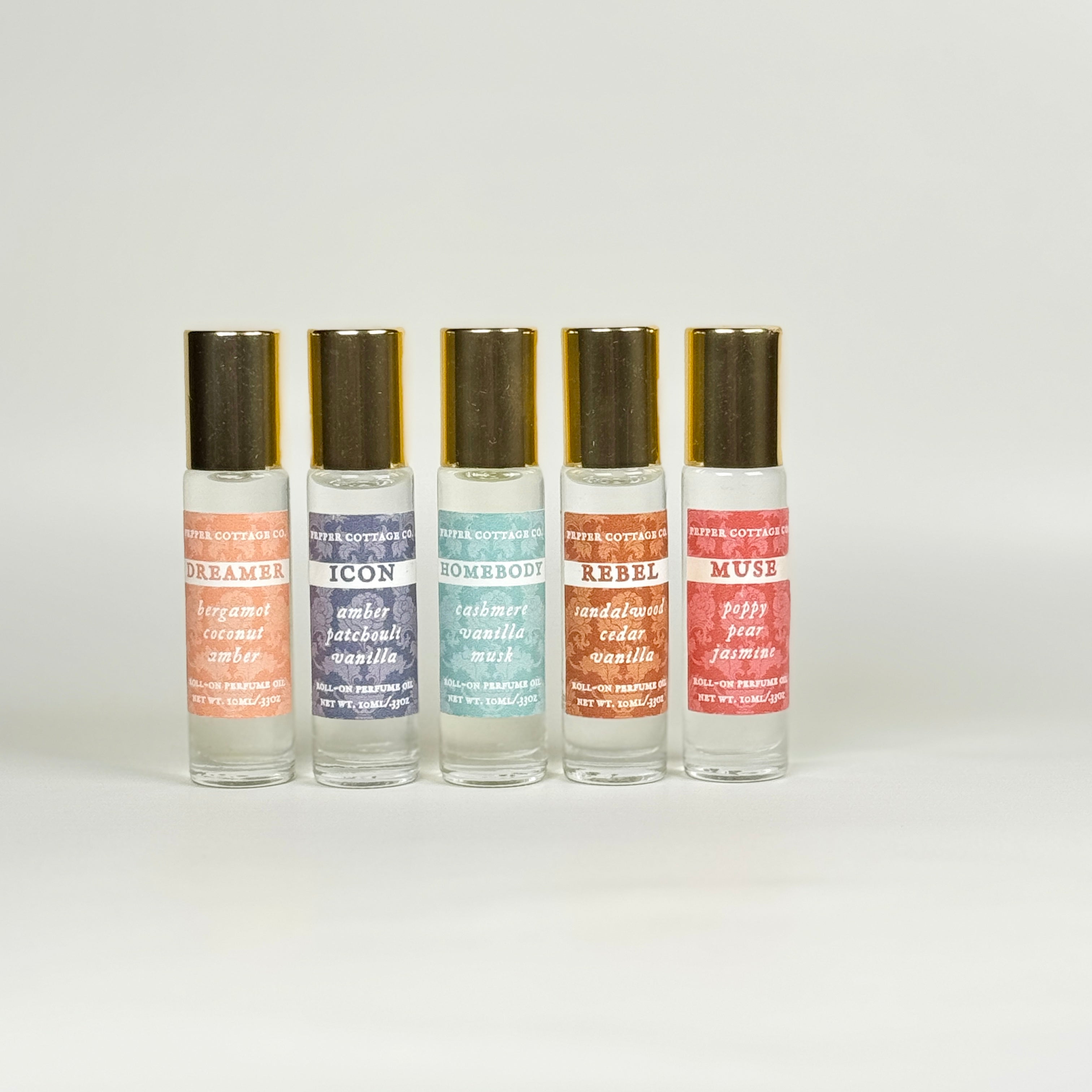 Bergamot, Coconut, & Amber Moisturizing Roller Ball Perfume