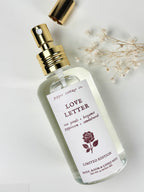 Love Letter 4 oz Body, Room, and Linen Mist LIMITED EDITION | Rose Petals, Bergamot, Peppercorn, Sandalwood | Valentine's Day Body Spray