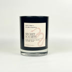 Secret Society 10 oz Candle | Plum, Black Tea, Velvet, Leather, Rose | Dark Academia Soy Candle