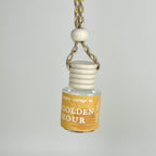 7.5 ml Golden Hour Hanging Diffuser | Orange, Cotton, Musk, Grapefruit, Coconut | Clean Citrus Scent Car Diffuser