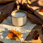 Autumn Air - Wet Leaves, Spiced Apple, Pine, Cedar 3 oz Soy Fall Candle