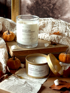 Hint of Debauchery - Vanilla Bourbon, Cedar, Leather, Cardamom | 5.5 oz Coconut Olive Oil Wax Fall Scented Candle