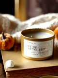 Hint of Debauchery - Vanilla Bourbon, Cedar, Leather, Cardamom | 5.5 oz Coconut Olive Oil Wax Fall Scented Candle