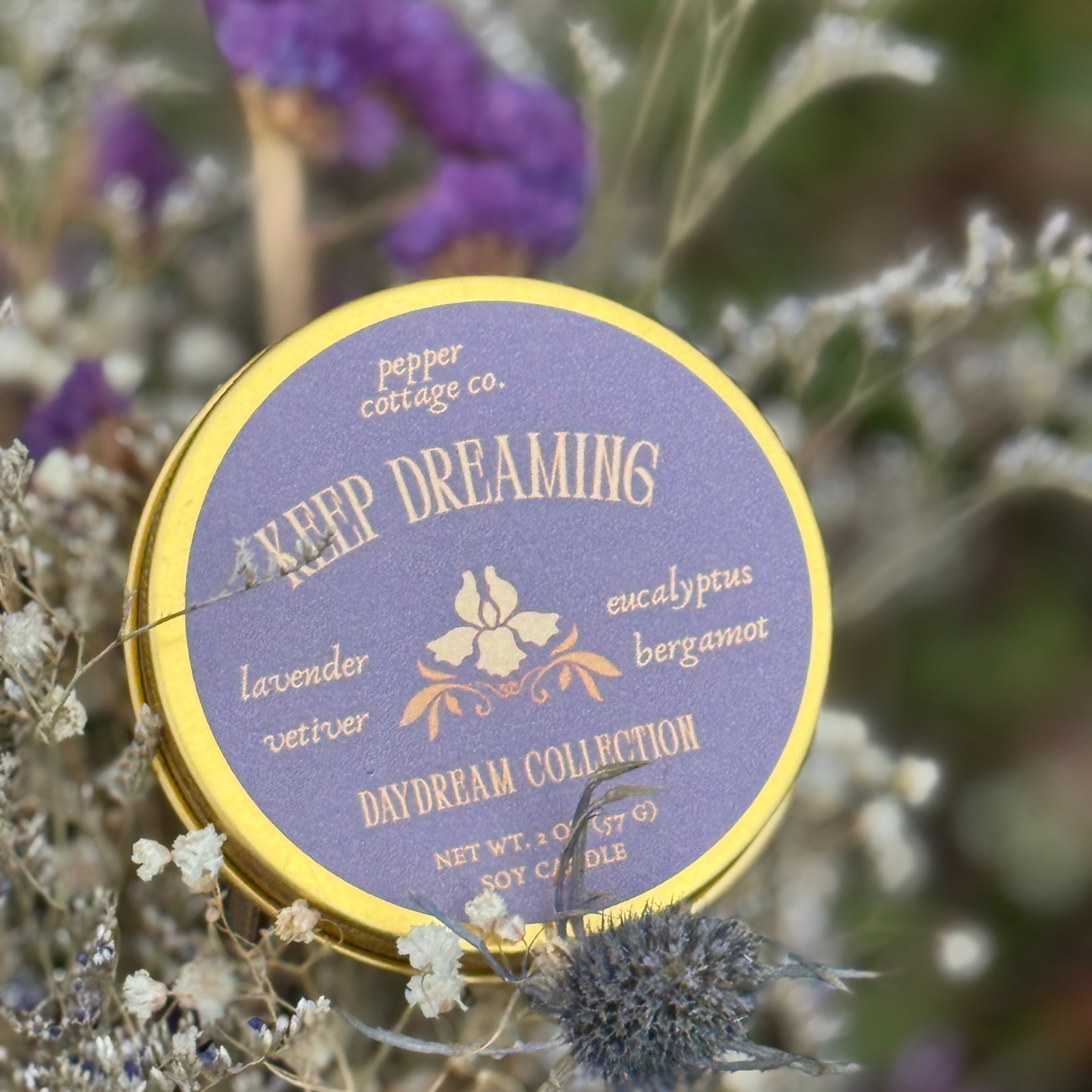 Daydream Discovery Box Set | Sample All 4 Dreamy Spring Scents | 2 oz Soy Candle Tins