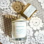 Homebody 5.5 oz Soy Candle Tin | Cashmere, Vanilla, Amber, Musk | Cozy Vanilla Scented Candle