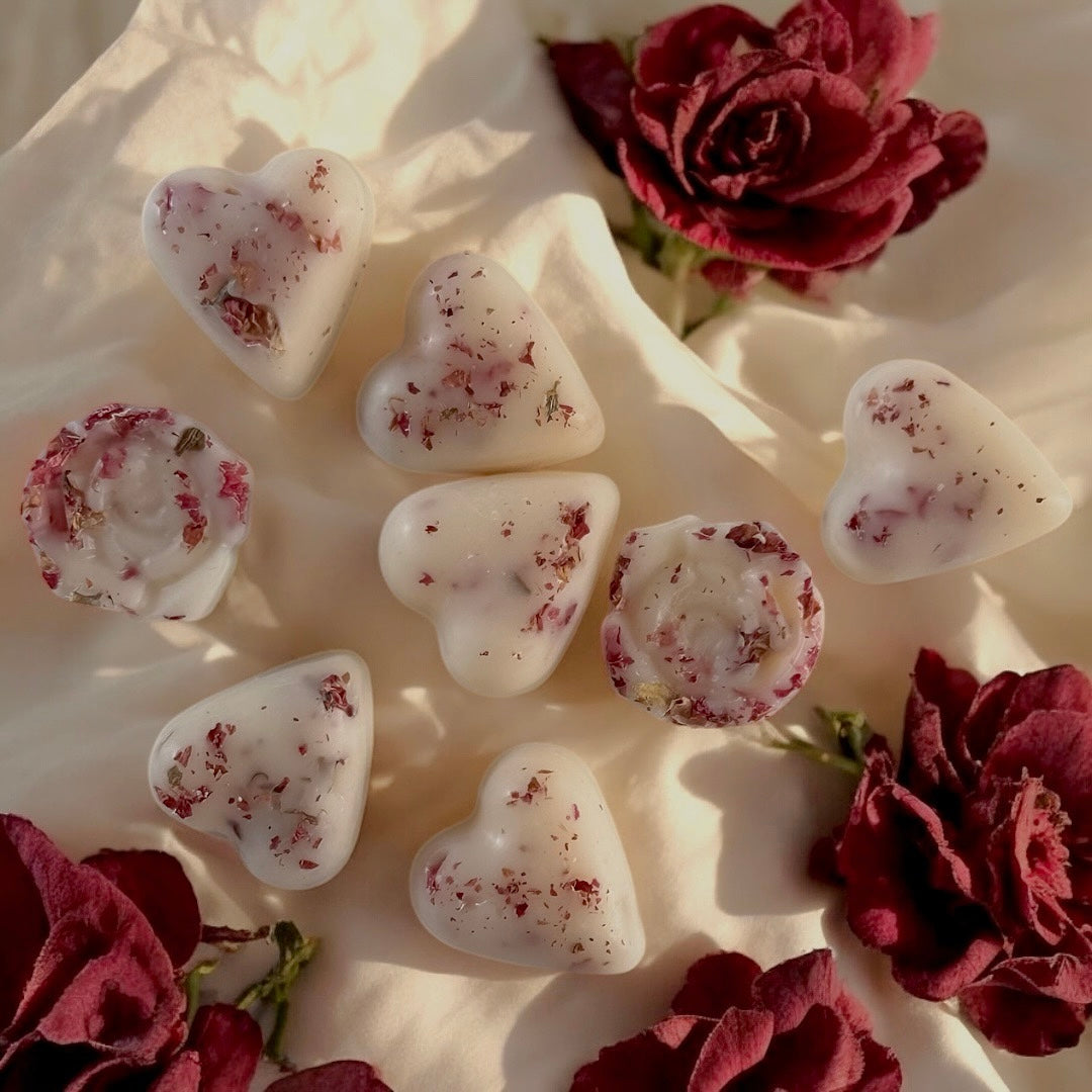 Love Letter 5 oz Wax Melts - Rose, Pink Peppercorn, Bergamot, and Sandalwood