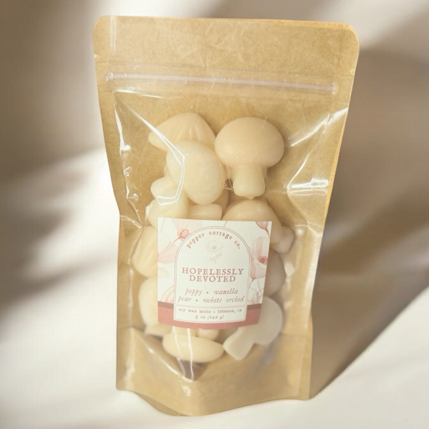 Hopelessly Devoted 5 oz Wax Melts - Poppy, Pear, Orchid, & Vanilla